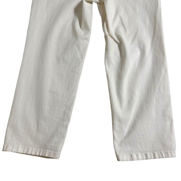 Charter Club Jean Shop Bristol Capri White Mid Rise Jeans Women's Size 8 - Picture 6 of 9